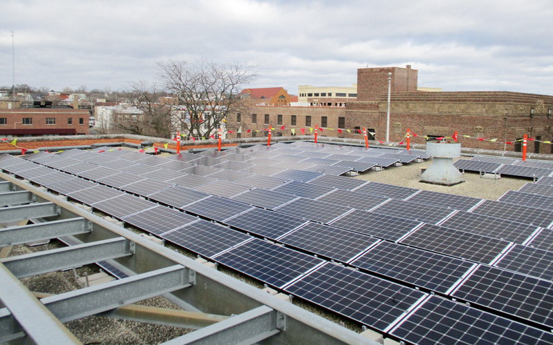 Solar PV system at Town of Aurora Facilities